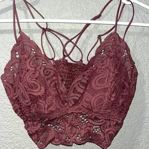 PINK Lace Bra/Top